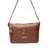 Bolsa transversal ou Tiracolo Feminina de Couro Cor Amendoa J.Gean 