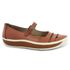 Sapatilha feminina em Couro cor Telha-Mel J.gean Wave cod. FI0005 