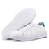 Tênis Feminino Flora Kéffor em Couro Branco e Azul