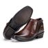 Bota Social Masculina Couro Legítimo Café Arizona Country