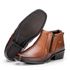 Bota Social Masculina Couro Legítimo Castanho Arizona Country