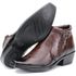 Bota Masculina Em Couro Bico Fino Café Kéffor Linha Comitiva