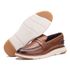 Sapato Casual De Couro Masculino Mocassim Marrom Copenhagen