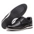 Sapato Oxford De Couro Preto Bico Redondo Com Cadarço Play