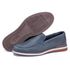 Mocassim Masculino De Couro Legítimo Marinho Leve Trento
