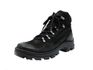 Bota Coturno Adventure em couro Mega boots 17001 Preto