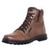 Bota Coturno em Couro 6016 Latego Chocolate-Cafe Mega Boots