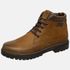 Bota Coturno em couro Mega Boots 6018 Taupe-Café