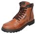 Bota Coturno em Couro Mega Boots 6017 Whisky