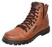 Bota Coturno em couro Mega Boots 6016 Whisky-cafe