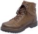  Bota Coturno em couro Mega Boots 6021 Chumbo-Café