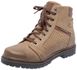 Bota Coturno em couro Mega Boots 6021 Kaki-Café 