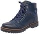 Bota Coturno em couro Mega Boots 6021 Marinho-Preto