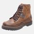 Bota Coturno em Couro Mega Boots 6029 Taupe-Cafe