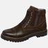 Bota Coturno em Couro Mega Boots 6031 Cafe