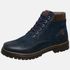 Bota Coturno em Couro Mega Boots 6033 Marinho-Cafe