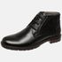 Bota Urbana em Couro Mega Boots Preto-Preto 50001