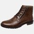 Bota Urbana em Couro Mega Boots Chocolate 50003