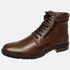 Bota Urbana em Couro Mega Boots Chocolate 50004 