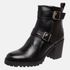 Bota Feminina Tratorda Mega Boots em Couro - Preto -1425