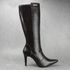 Bota Feminina Bico Fino Couro Legitimo