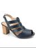 Sandália Peep Toe Couro Legítimo