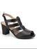 Sandália Peep Toe Couro Legítimo