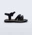Mini Melissa Sandalia Aurora Baby - Preto
