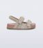 Mini Melissa Sandália Cozy M Lover Baby - Bege 