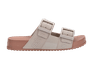 Melissa Chinelo Cozy Slide M Lover - Marrom/Bege