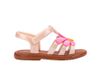 Mini Melissa Sandália Hip Bloomy Baby - Marrom/Rosa
