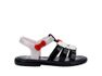 Mini Melissa Sandalia Hip+Hello Kitty Baby - Preto