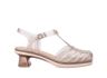 Mini Melissa Sandália Mini Vixen - Bege Glitter 