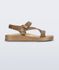 Melissa Sandália Stripes M Lover Metallic - Dourado 