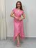 Vestido Envelope Primavera Rosa