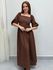 Vestido Louise Marrom
