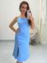 Vestido Alfaiataria Isadora Azul