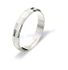 Aliança De Ouro Branco 18k 750 10205.5