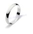 Aliança De Ouro Branco 18k 750 10296.5