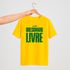 Camiseta Parabello Brasil Livre Amarela