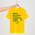 Camiseta Parabello Anistia não é Política Amarela e Verde