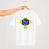 Camiseta Parabello Brasil Forte Branca 