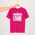 Camiseta Parabello Brasil Livre Rosa
