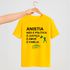Camiseta Parabello Anistia não é Política Amarela