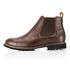 Bota Chelsea feminina couro legítimo cor marrom extremo conforto