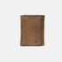Carteira masculina comum pocket couro legítimo cor café