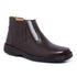 Bota Botina Masculina Elástico Leve Sapatoterapia Café Vicenza