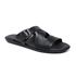 Sandália Masculina Couro Sapatoterapia Comfort Preto