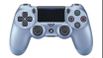 Dualshock 4 azul metálico semi-novo