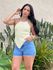 BLUSA TRICOT MELISSA AMARELO MANTEIGA